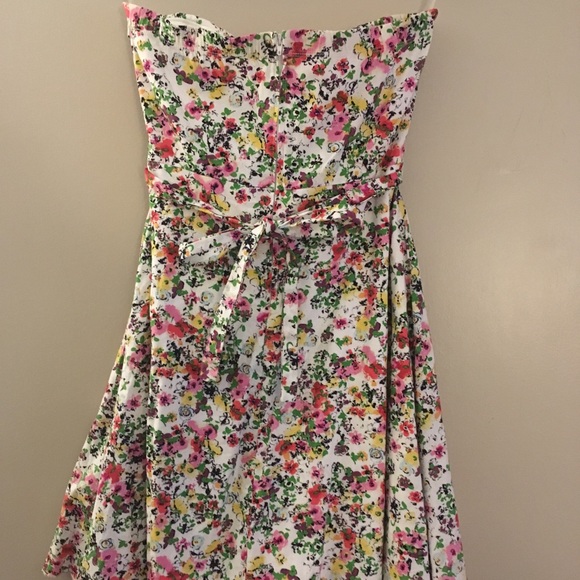 Ruby Rox - Flower Print Strapless Dress - Picture 5 of 5